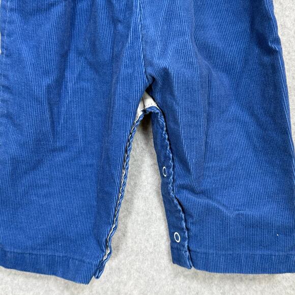 Vintage Health Tex Corduroy Overalls Size 18 mos. Blue Cross Back Snap Leg USA - Picture 8 of 16
